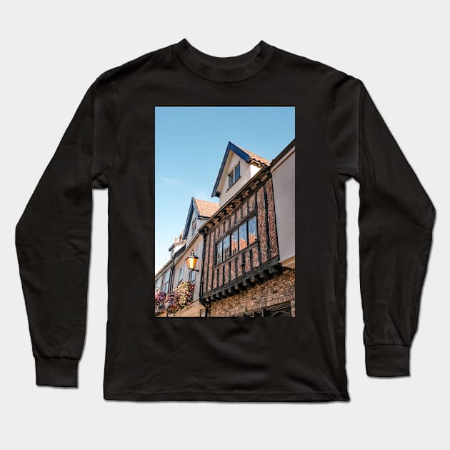 Historical building, Princes Street, Norwich Long Sleeve T-Shirt by yackers1